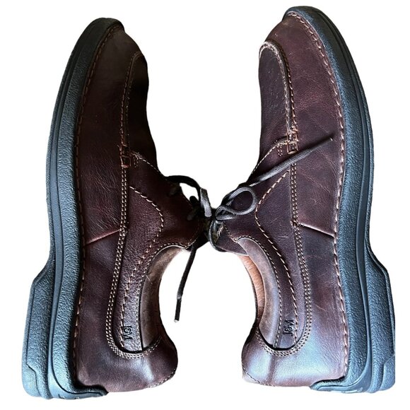 Johnson & Murphy Men’s Size 8 Brown Leather Oxfords Comfort Shoes - Picture 6 of 11
